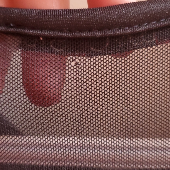 Little Black Dress with Mesh Details - Picture 4 of 4